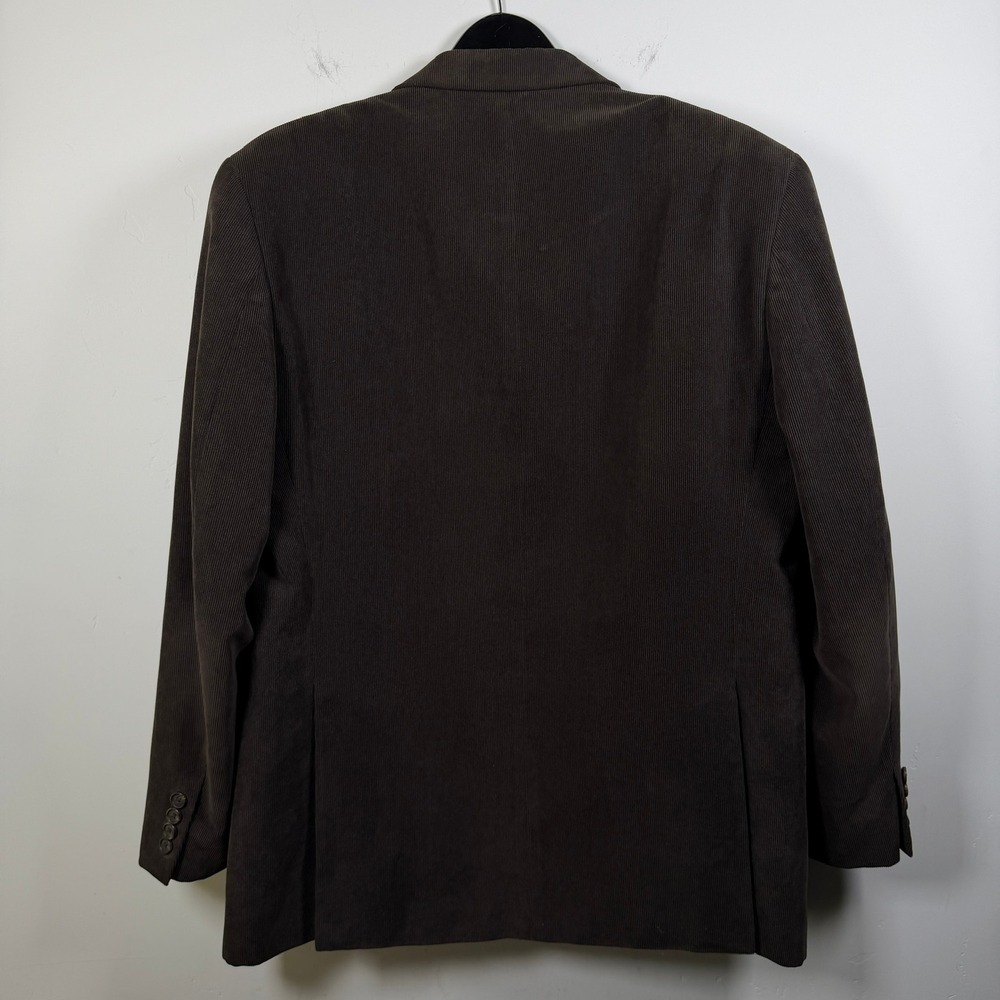 Ralph Ralph Lauren Men's Corduroy Blazer Sport Coat Jacket 42R Brown 2 Button - Picture 2 of 16